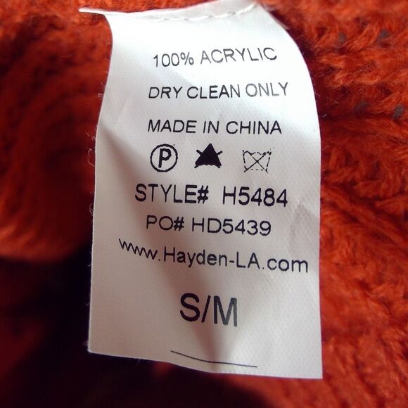Hayden LA Knit Stitch Detail Western Rodeo Boho Sweater - Picture 5 of 5